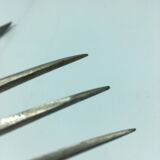 Box of cutlery with leg / roast silver filled.