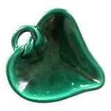 Green earthenware bowl