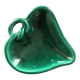 Green earthenware bowl