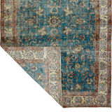 Anatolian handmade vintage rug 256 cm x 161 cm