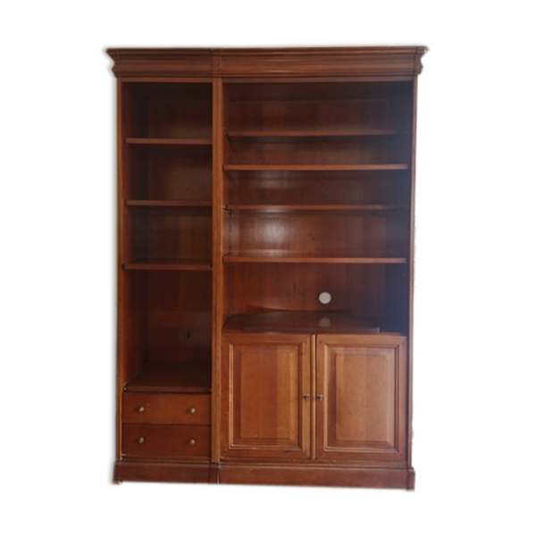 Bibliothèque en merisier