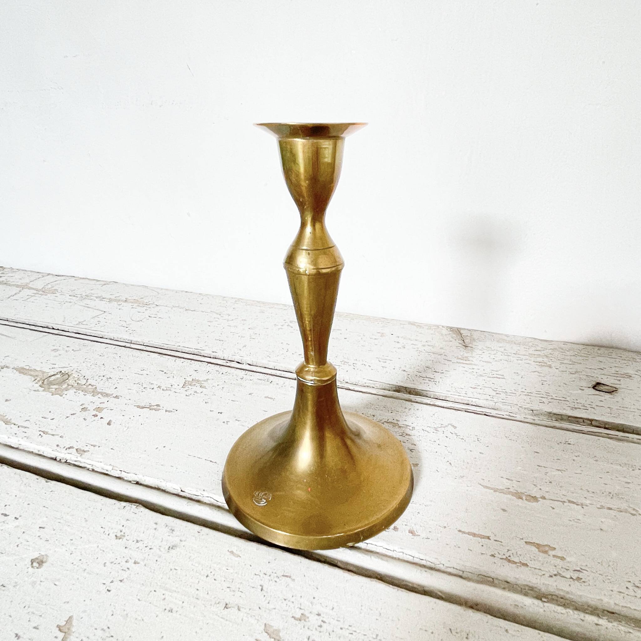 Small brass candle holder