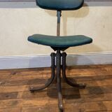 Bienaise industrial workshop chair green fabrics 1951
