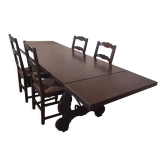 Table et 4 chaises