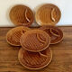 Set of 6 vintage asparagus plates Sarreguemines