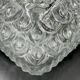 Square textured glass ceiling light Staff Leuchten vintage