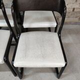 Set of 6 Baumann sled chairs