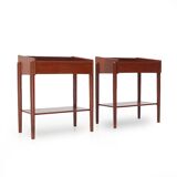 Bedside tables by Børge Mogensen for Soborg Mobler, 1950s, set of 2.