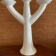 Swedish chandelier white ceramic 3 fires