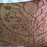 Decorative pillow case in brocade with ottoman turkish 16th century motifs