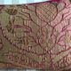Decorative pillow case in brocade with ottoman turkish 16th century motifs
