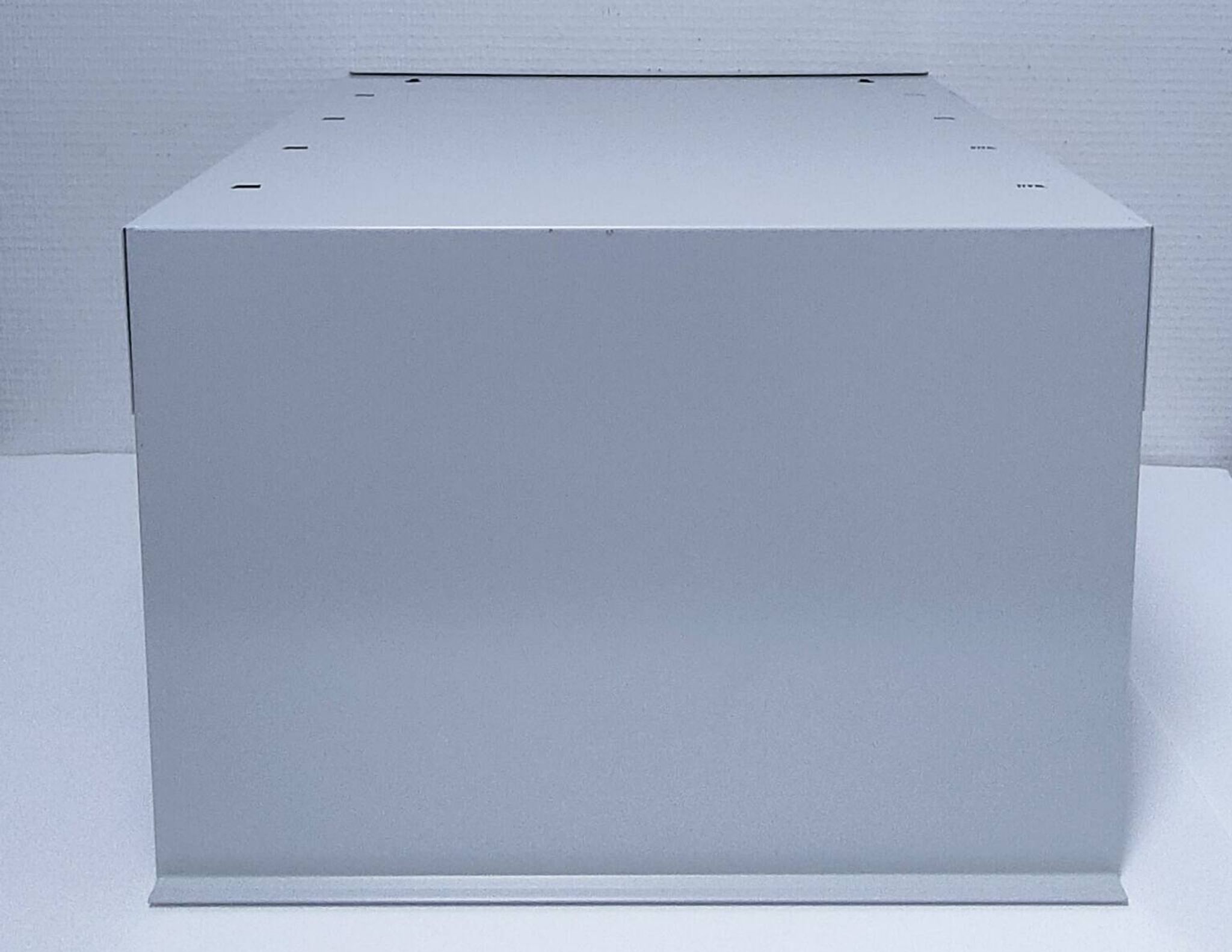 Industrial lacquered metal shelf, 1990s design