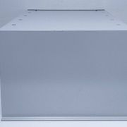 Industrial lacquered metal shelf, 1990s design