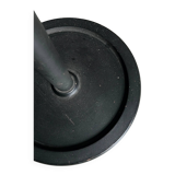 Porte-manteau minimaliste en laiton noir et métal.