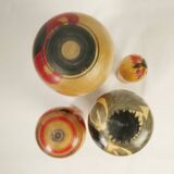 Lot of 4 Japanese KOKESHI dolls