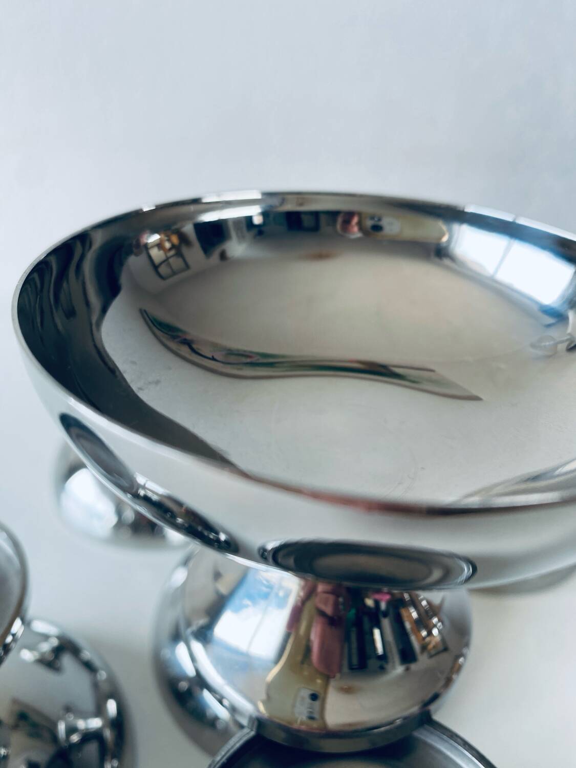 Stainless steel ice cream cups