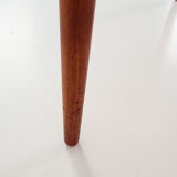 Round folding table, 1970s design