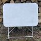 Vintage 1950s wrought iron folding garden table