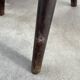 Brutalist oak shepherd tripod stool