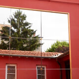 XXL brasserie style mirror 220x140cm