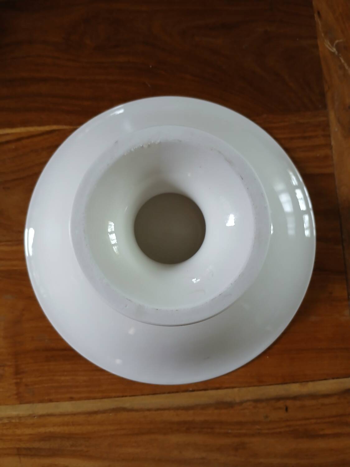 White porcelain compote bowl