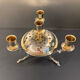 Four-armed, four-legged chandelier, mid-20th century