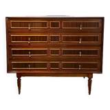 Vintage chest of drawers with bullnose contrasting moulding details