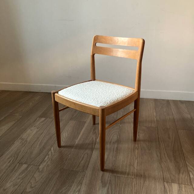 Set of 4 Henri Walter Klein chairs