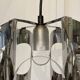 space age chrome metal suspension