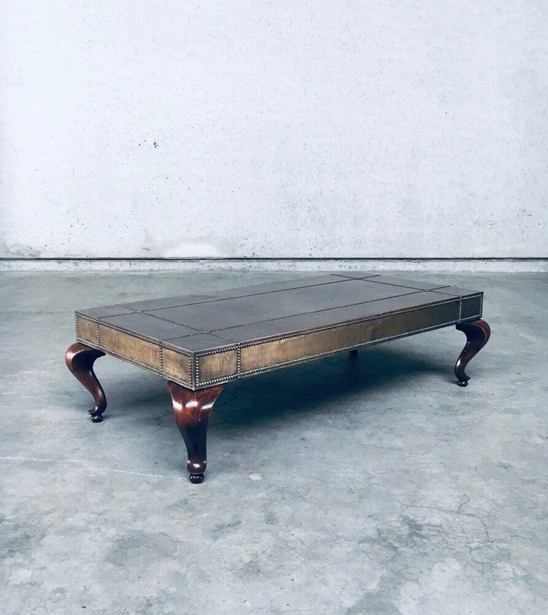 Brass Coffee Table, France, 1960s