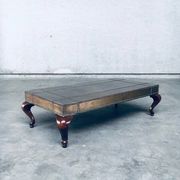 Brass Coffee Table, France, 1960s