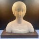 Large Porcelain Biscuit Bust - Limoges - 20th century - 40 cm without the base