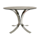 Round table chrome and smoked glass, 1970