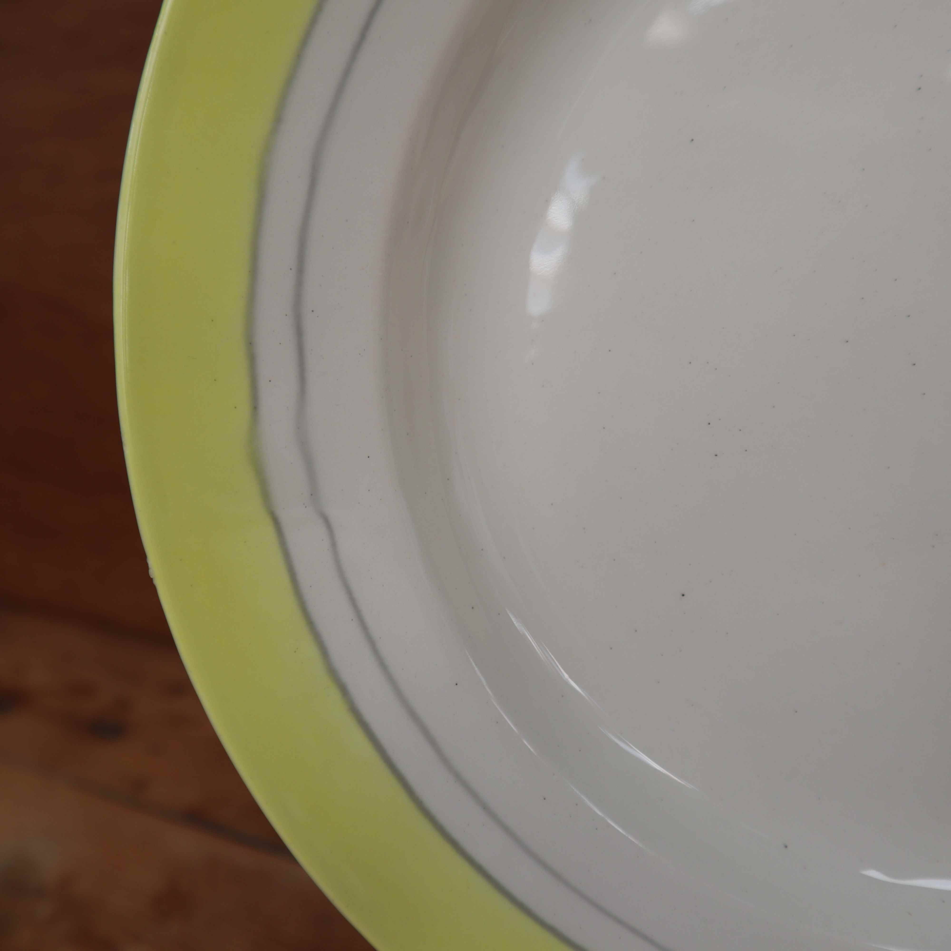 6 vintage flat plates from Primefleur Françoise