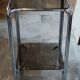 Sellette table d appoint porte plante design 1970 verre fumé et chrome