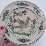 Decorative earthenware plate