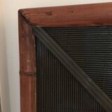 Grand miroir bois et bambou