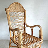 60's vintage rattan chair