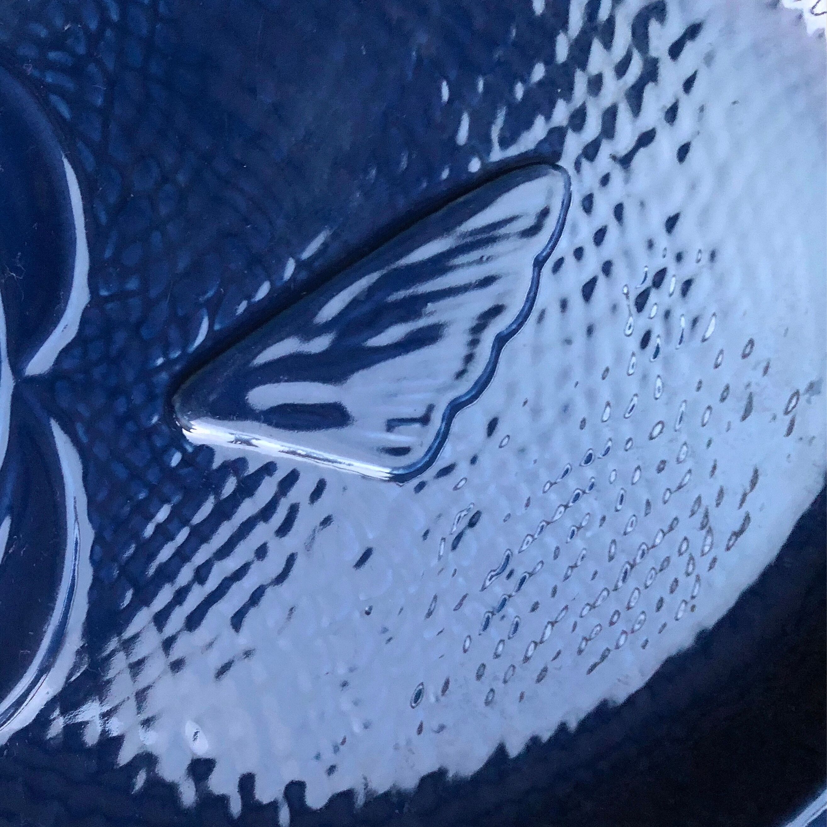 Large dish ceramic fish