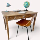 Weathered wooden desk