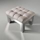 Pouf/stool Cityscape by Paul Evans, 1970