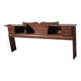 Cosy, art deco bedroom furniture in solid walnut