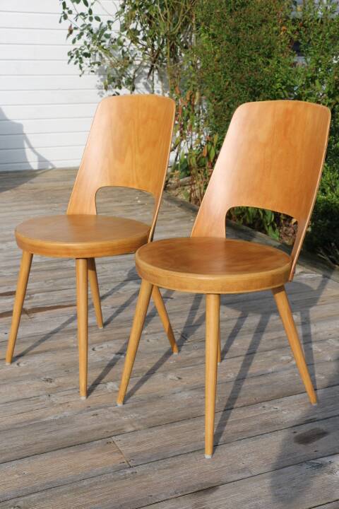 3 chaises BAUMANN « MONDOR » V1 claire