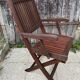 Elegant Folding Garden Chair in Teak – beautiful era holiday style