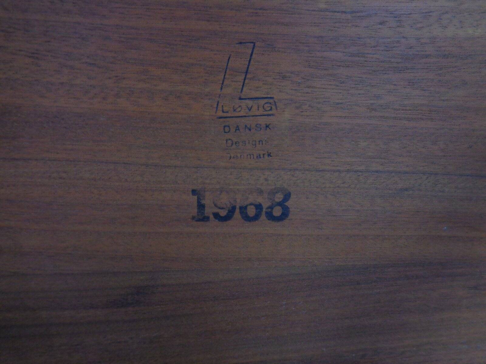 Teak Coffee Table by Peter Løvig Nielsen for Dansk Design, Denmark, 1968