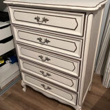 Painted weekly commode