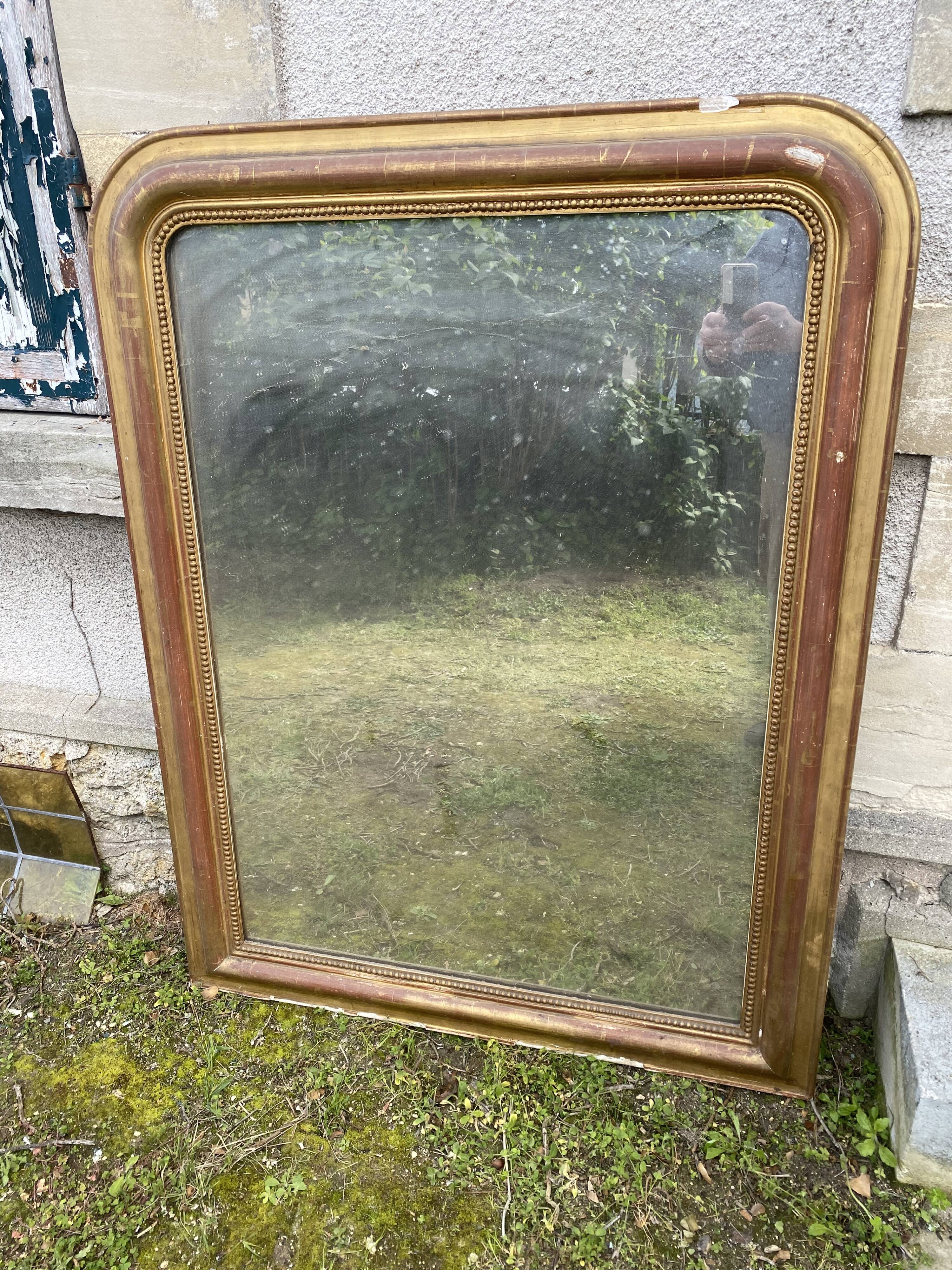 Beau miroir de cheminée début XXeme