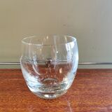 Set of 8 glasses vintage cups 70 ball shape