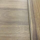 Industrial extendable dining table in wood and metal, 10/12 place settings