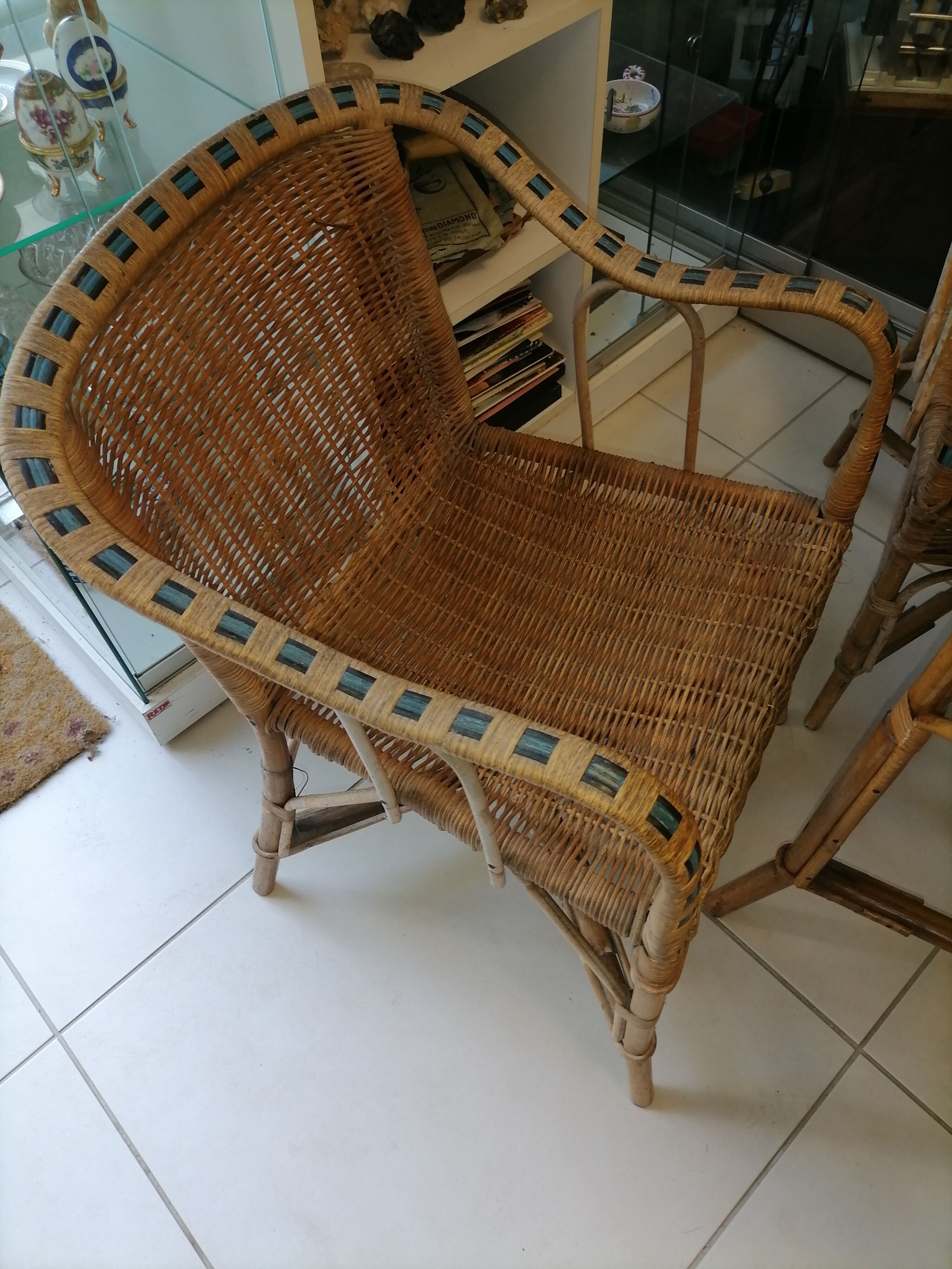 Garden rattan living room